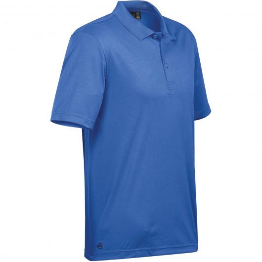 Mens Eclipse Pique Polos Angle View